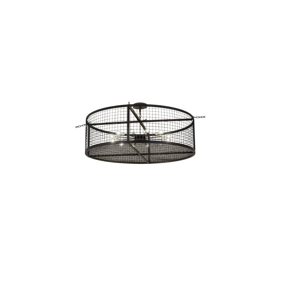 Paloma Golpe 12 Light 60" Wide Cage Pendant