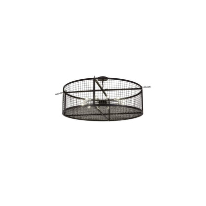 Paloma Golpe 12 Light 60" Wide Cage Pendant