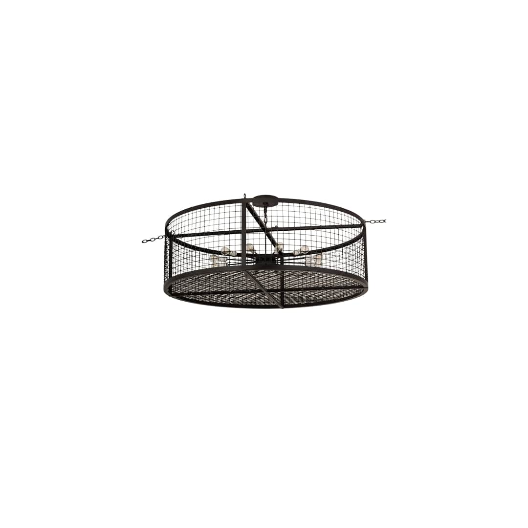 Paloma Golpe 12 Light 60" Wide Cage Pendant
