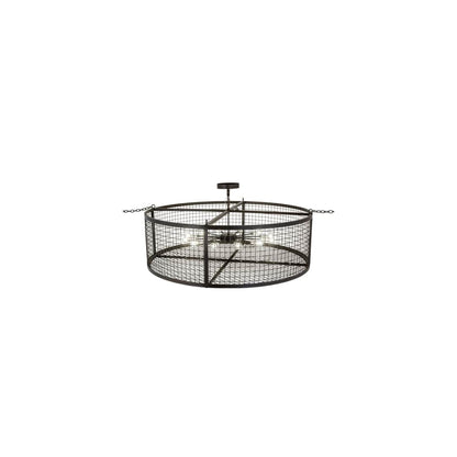 Paloma Golpe 12 Light 60" Wide Cage Pendant