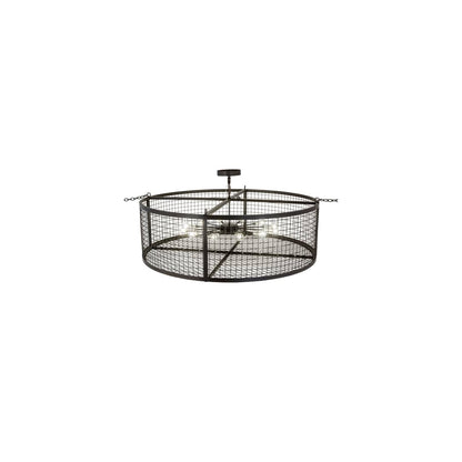 Paloma Golpe 12 Light 60" Wide Cage Pendant
