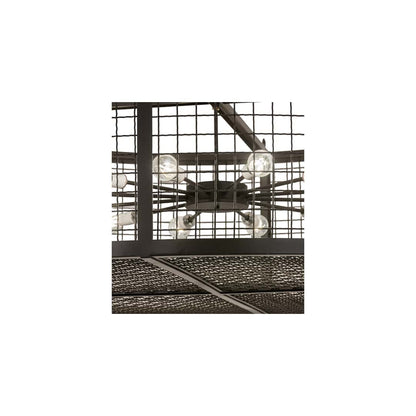 Paloma Golpe 12 Light 60" Wide Cage Pendant