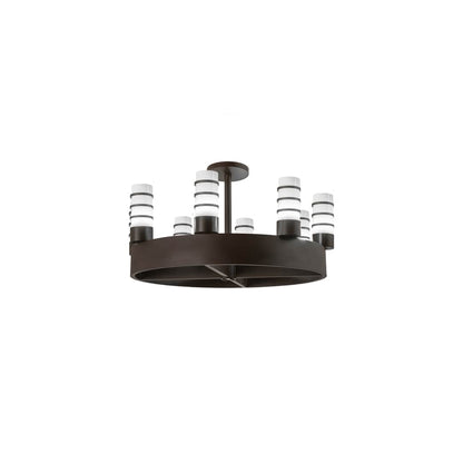 Molle Cilindro 8 Light 48" Wide Semi-flush Ceiling Fixture