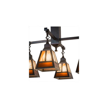 T Mission 4 Light 26" Wide Chandelier