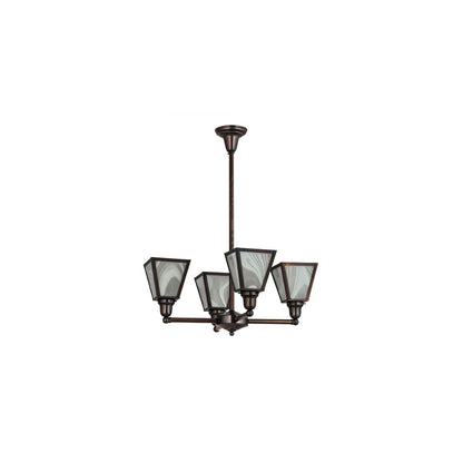Metro 4 Light 27" Wide Chandelier