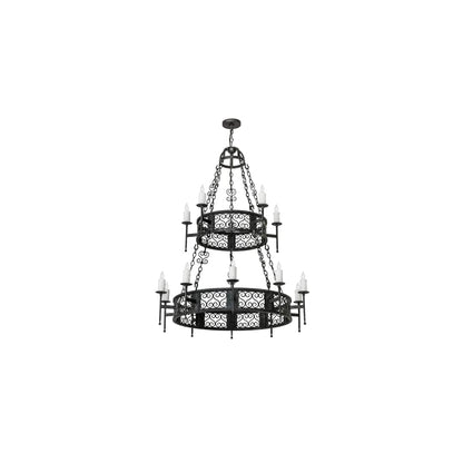 Toscano 15 Light 48" Wide Taper Candle Style Chandelier