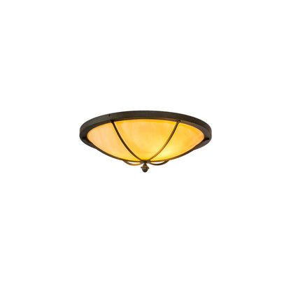 Dominga 2 Light 24" Wide Flush Mount Bowl Ceiling Fixture