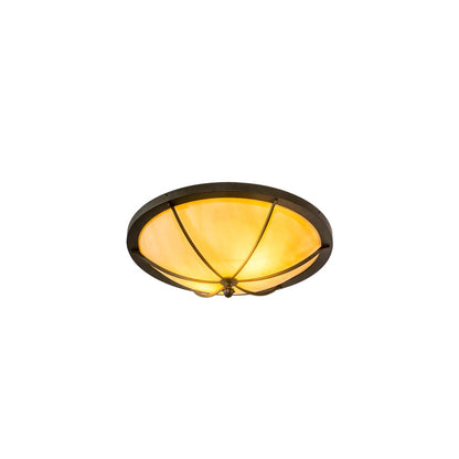 Dominga 2 Light 24" Wide Flush Mount Bowl Ceiling Fixture