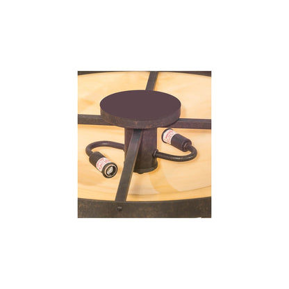 Dominga 2 Light 24" Wide Flush Mount Bowl Ceiling Fixture