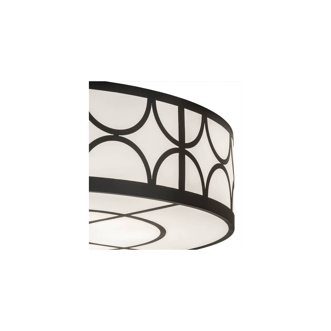 Revival Deco Cilindro 8 Light 60" Wide Semi-Flush Drum Ceiling Fixture