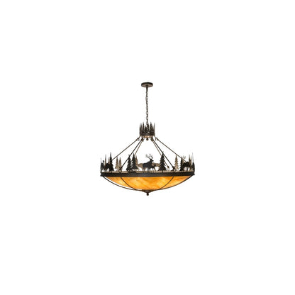 Deer Family 8 Light 48" Wide Pendant