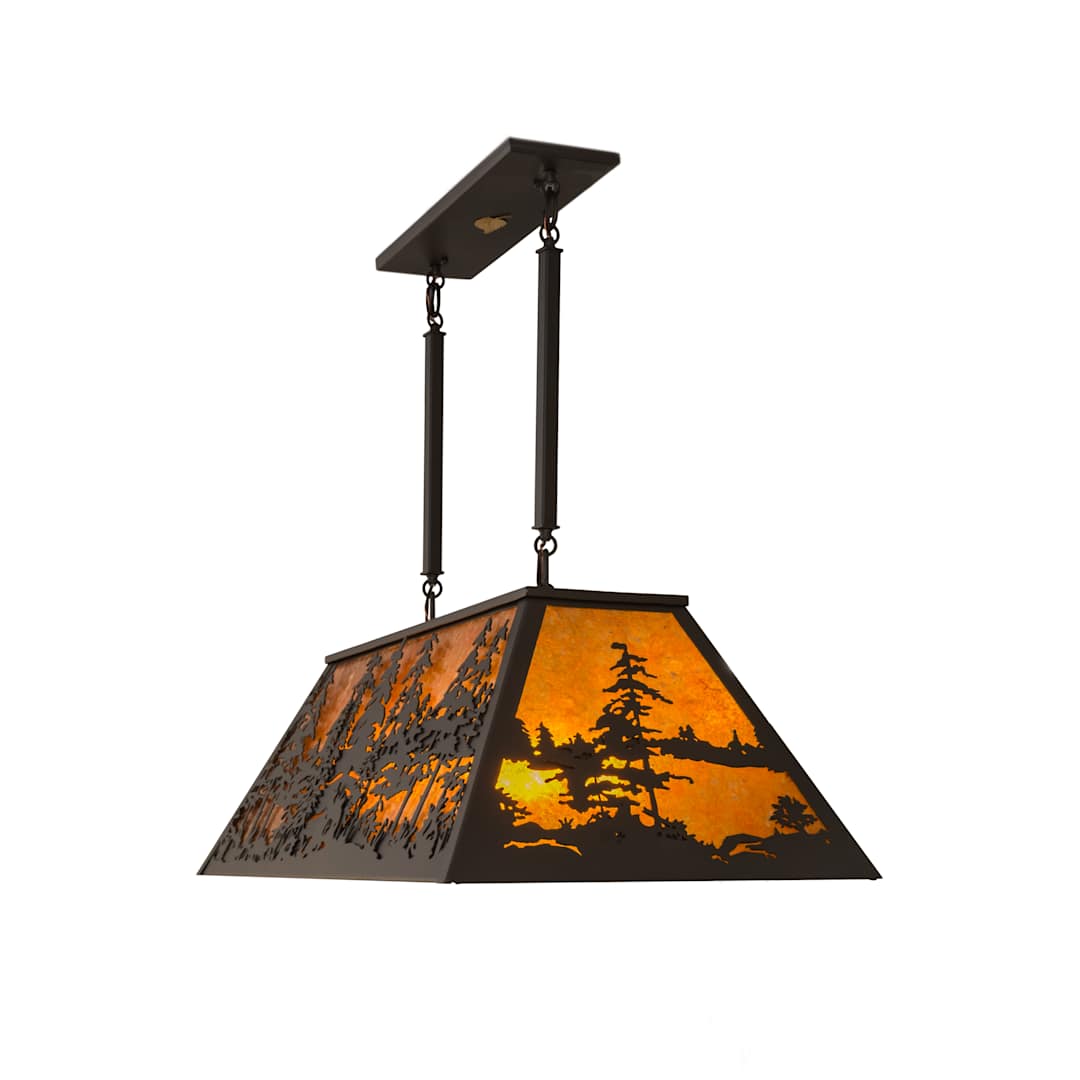 Tall Pines 6 Light 36" Wide Linear Pendant