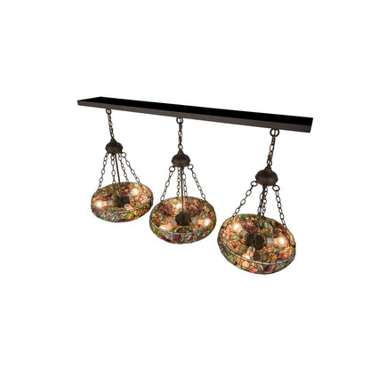 Peony 9 Light 54" Wide Linear Pendant