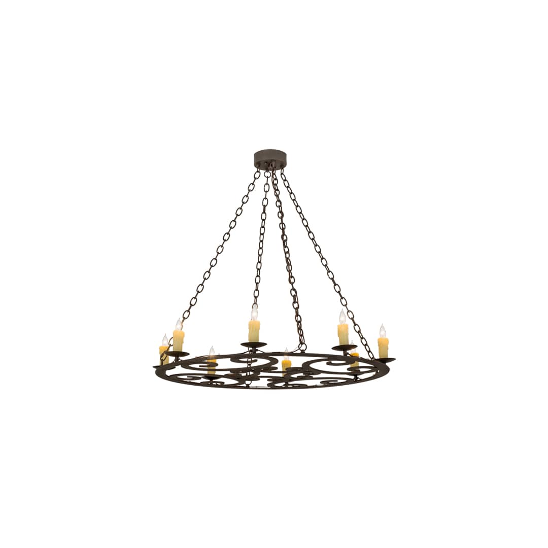 Ashley 8 Light 42" Wide Taper Candle Style Chandelier