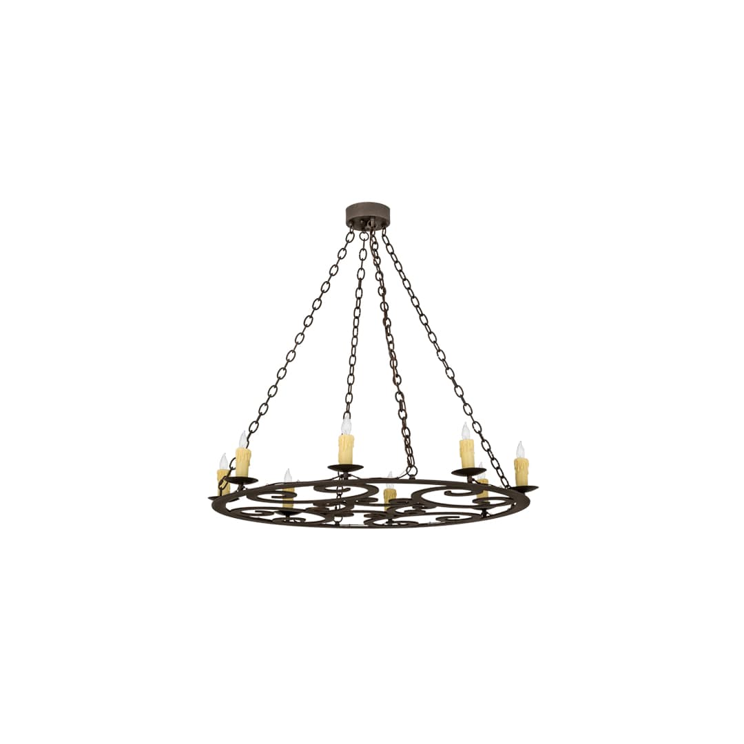 Ashley 8 Light 42" Wide Taper Candle Style Chandelier