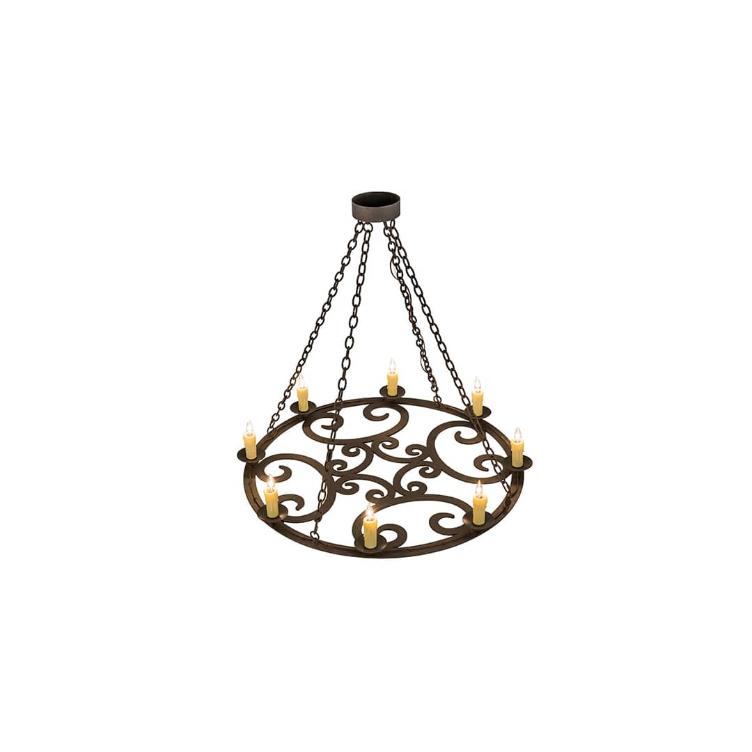 Ashley 8 Light 42" Wide Taper Candle Style Chandelier