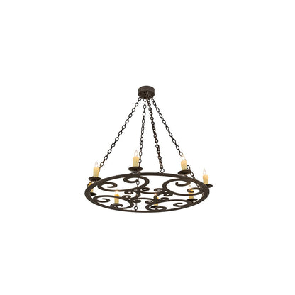 Ashley 8 Light 42" Wide Taper Candle Style Chandelier
