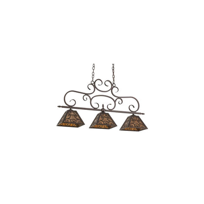 Bandolei 3 Light 10" Wide Linear Pendant