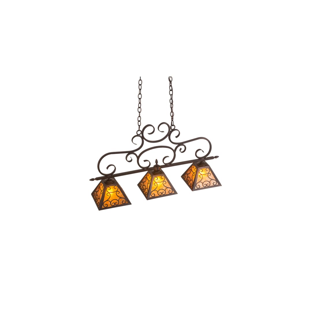 Bandolei 3 Light 10" Wide Linear Pendant