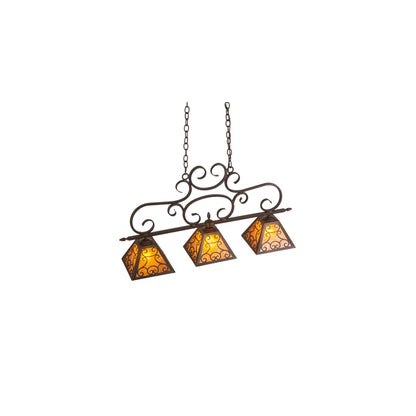 Bandolei 3 Light 10" Wide Linear Pendant