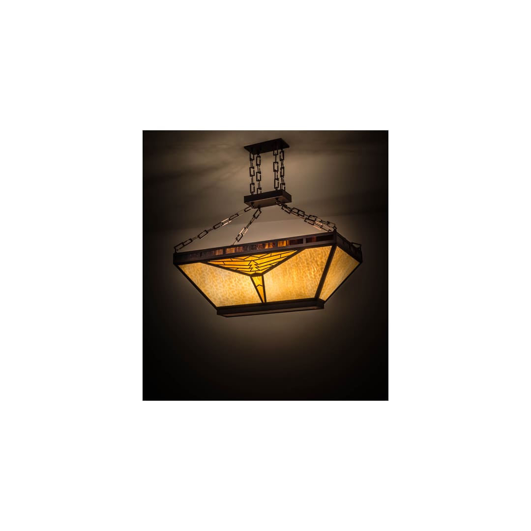 Mission 9 Light 24" Wide Linear Pendant