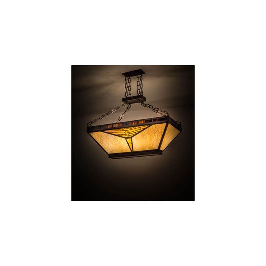 Mission 9 Light 24" Wide Linear Pendant