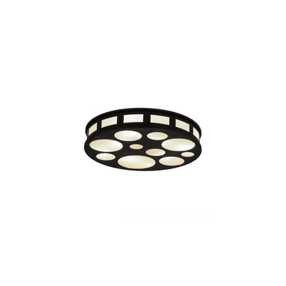 Geo 8 Light 30" Wide Semi-Flush Drum Ceiling Fixture