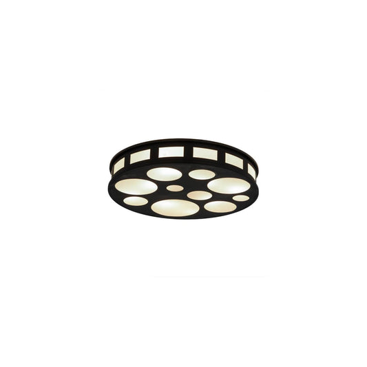 Geo 8 Light 30" Wide Semi-Flush Drum Ceiling Fixture