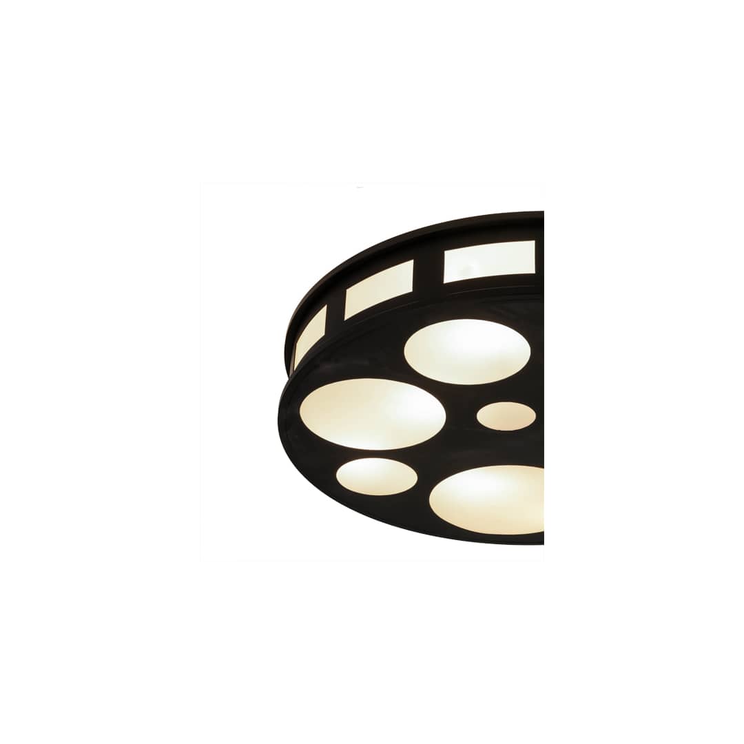 Geo 8 Light 30" Wide Semi-Flush Drum Ceiling Fixture