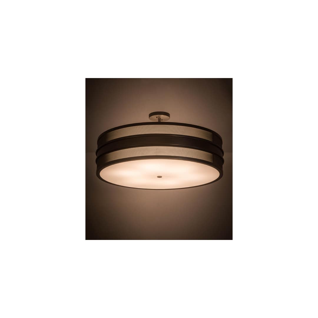 Nolan 6 Light 36" Wide Semi-Flush Drum Ceiling Fixture