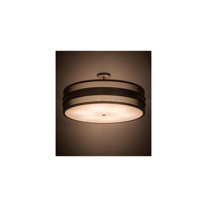 Nolan 6 Light 36" Wide Semi-Flush Drum Ceiling Fixture