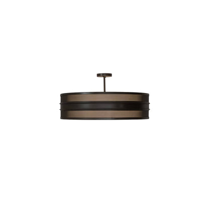 Nolan 6 Light 36" Wide Semi-Flush Drum Ceiling Fixture