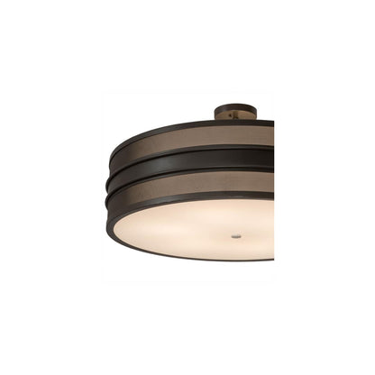 Nolan 6 Light 36" Wide Semi-Flush Drum Ceiling Fixture