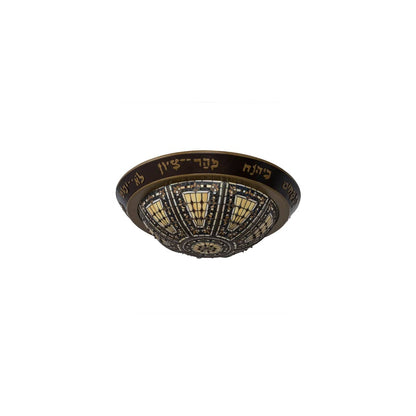 Fleur-de-lis 6 Light 30" Wide Flush Mount Bowl Ceiling Fixture