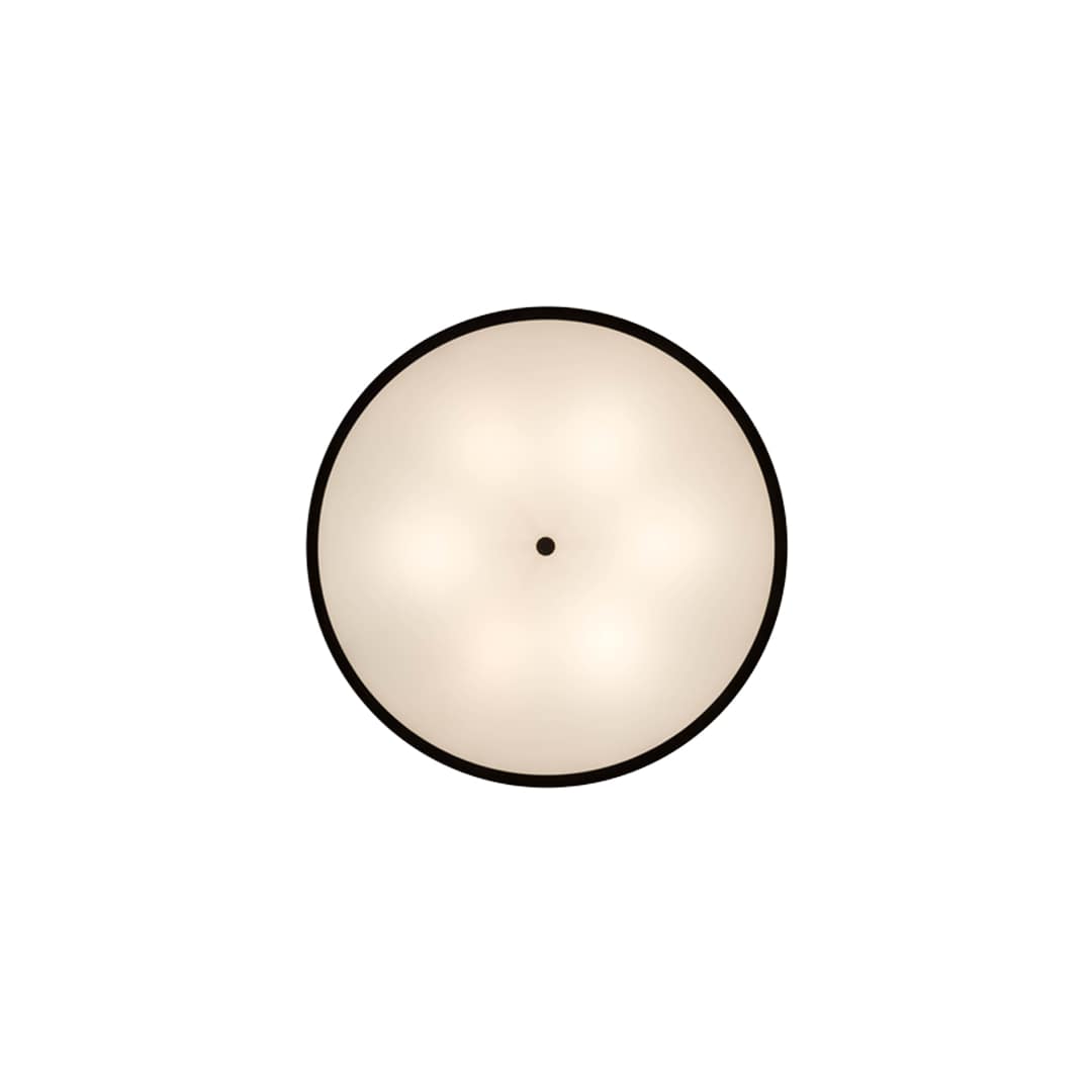 Cilindro Barnabas 6 Light 36" Wide Semi-Flush Drum Ceiling Fixture with Linen Textrene Shade - Timeless Bronze Finish