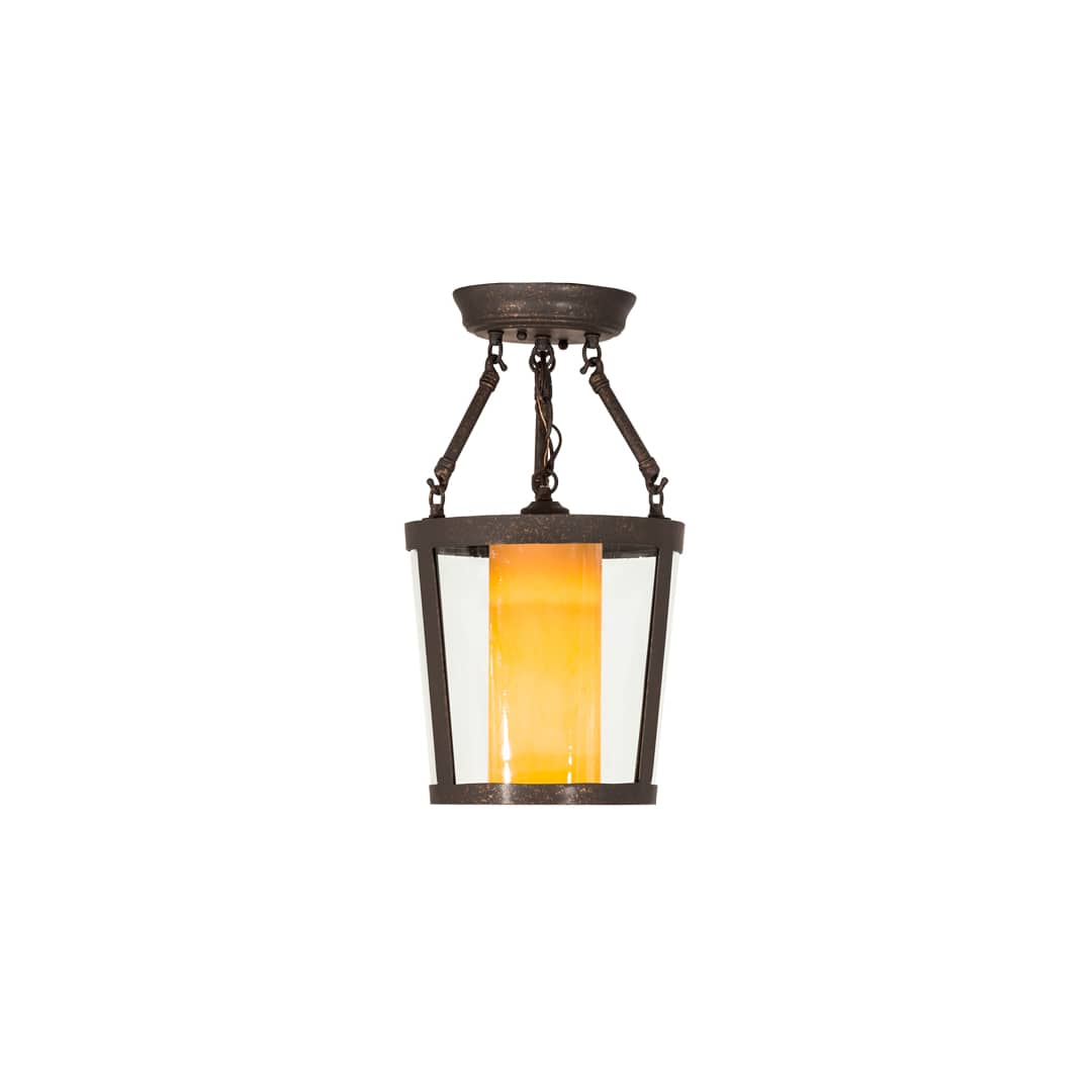 Cilindro Tapered 10" Wide Semi-Flush Ceiling Fixture