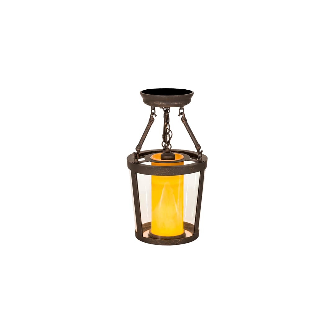 Cilindro Tapered 10" Wide Semi-Flush Ceiling Fixture