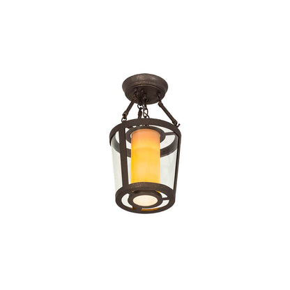 Cilindro Tapered 10" Wide Semi-Flush Ceiling Fixture