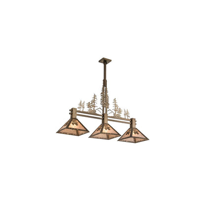Tall Pines 3 Light 12" Wide Linear Pendant