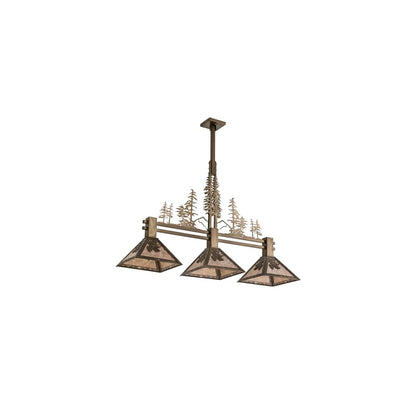 Tall Pines 3 Light 12" Wide Linear Pendant