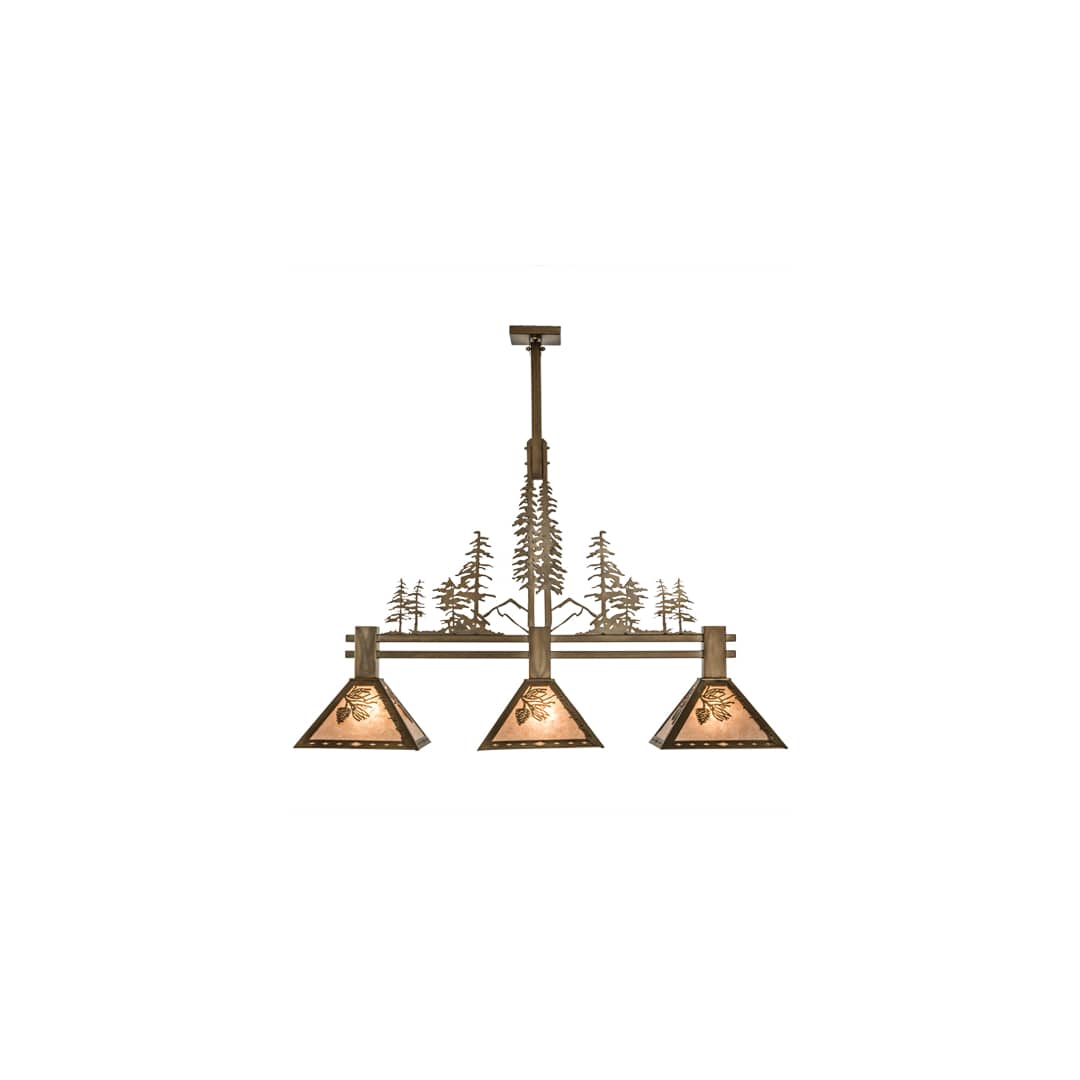 Tall Pines 3 Light 12" Wide Linear Pendant