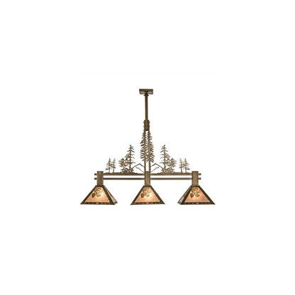 Tall Pines 3 Light 12" Wide Linear Pendant