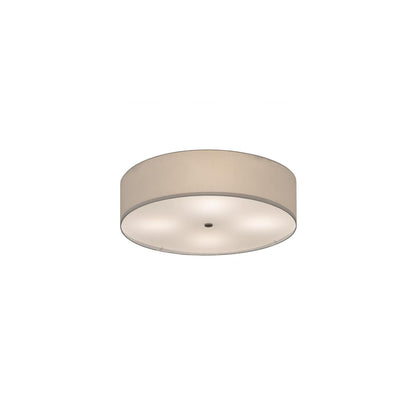 Cilindro 4 Light 30" Wide Semi-Flush Drum Ceiling Fixture - Nickel Finish