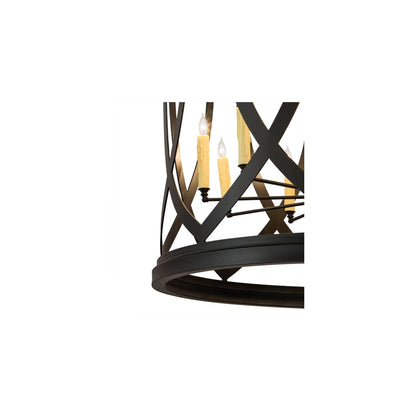 Grafton 18 Light 42" Wide Taper Candle Pendant