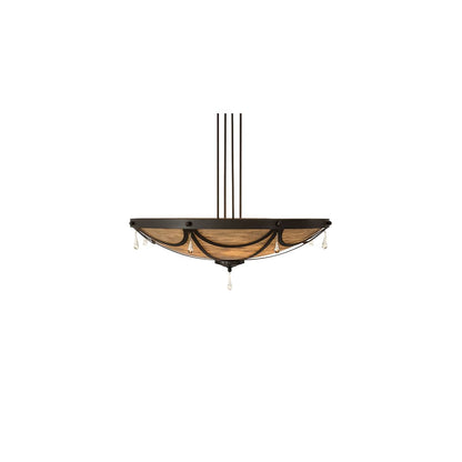 Carousel 8 Light 50" Wide Crystal Pendant