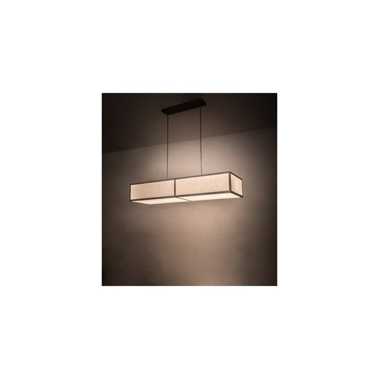 Quadrato 6 Light 24" Wide Linear Pendant