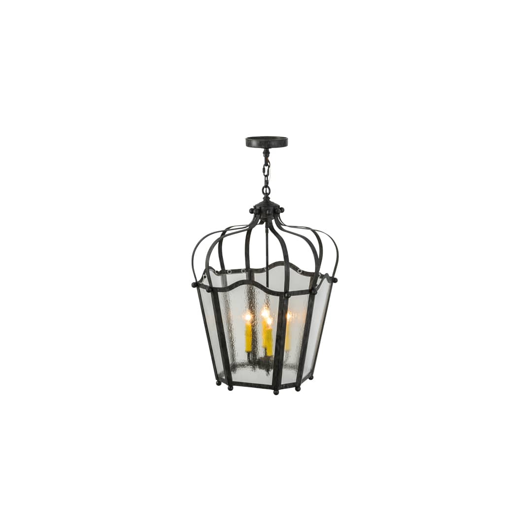 Citadel 4 Light 22" Wide Taper Candle Pendant