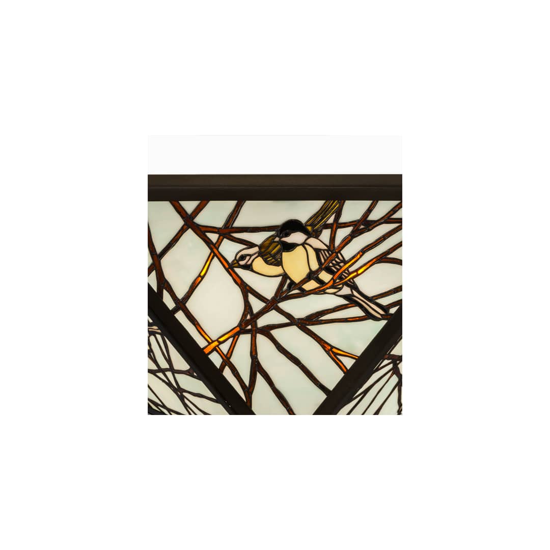 Backyard Friends 4 Light 30" Wide Semi-Flush Ceiling Fixture - Antique Copper Finish - GU24 Bulb Base