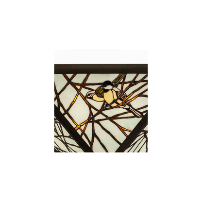 Backyard Friends 4 Light 30" Wide Semi-Flush Ceiling Fixture - Antique Copper Finish - GU24 Bulb Base