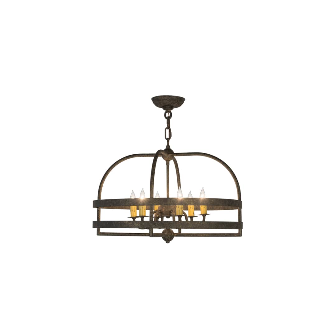 Aldari 6 Light 22" Wide Taper Candle Style Chandelier